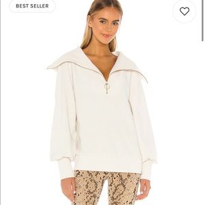 Varley vine sweatshirt in ivory